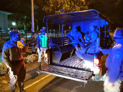 Tim Gabungan Lakukan Patroli Antisipasi Penyebaran Covid-19